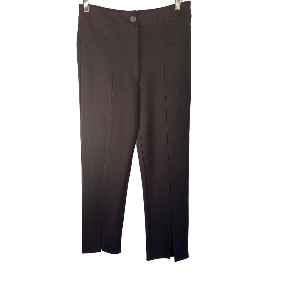 NWT ISLE By Melis Kayan Women's Black Dress Pants S Stetch Career Work Modern